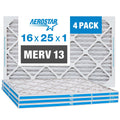 16x25x1, 4, Pleated Aerostar Filter, 13, Box Air 16x25x1 of