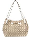 Giani Signature White Logo Poster Bag Bernini Shoulder Jacquard 4