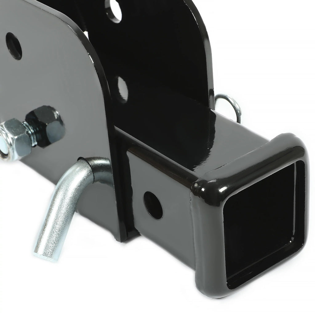 to Mount Receiver Black Up Pounds Trailer Folding Tongue 500 Kojem Cargo Carrier Hitch Weight Wheelchair Steel 2”