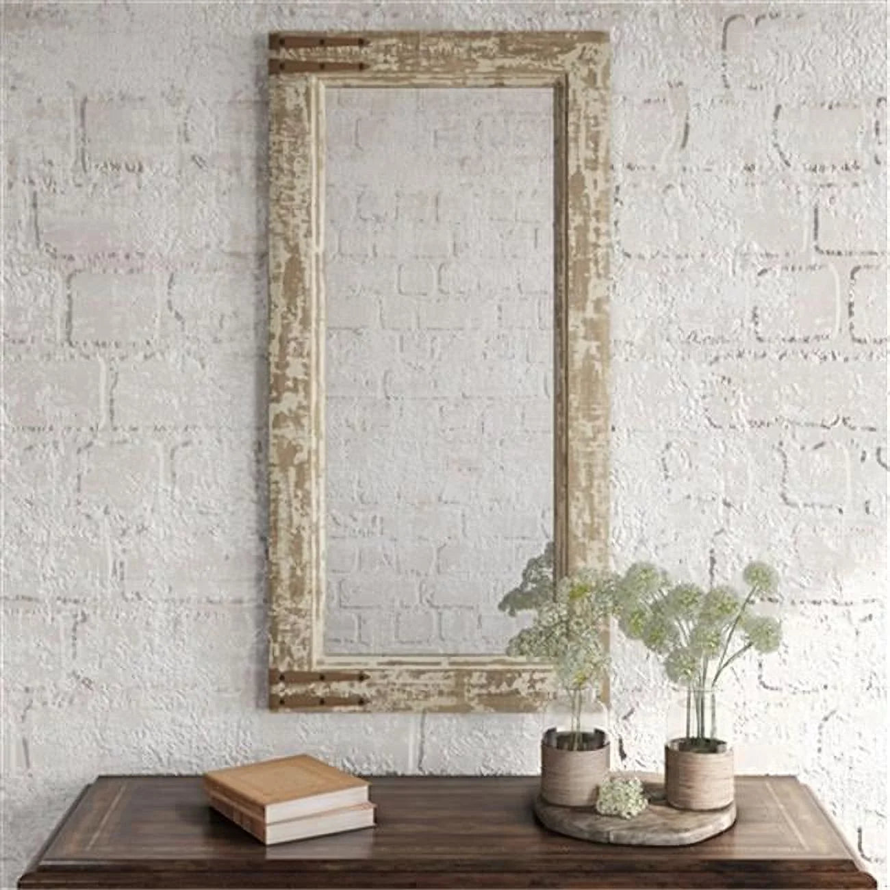 Aspire Mirror, Accents Sonali 7401 Wall Home Farmhouse Brown