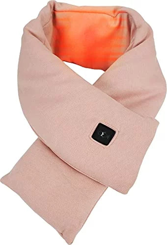 neck for and Zillywood heated rechargeable Battery Electric scarf scarf. men. heated scarf winter. women winter operated for heated neck (PINK)