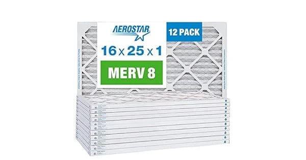 x 15 1/2" 1/2" Pack Aerostar 3/4") (Actual - 16x25x1 dimension: Air 8 x Filters 12 24 MERV Pleated
