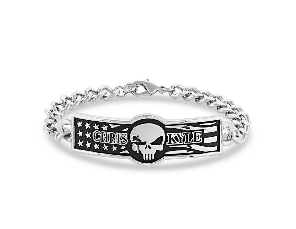 My 8.5" Montana Duty Silversmiths Kyle Chris Bracelet CKBC5105 Mens