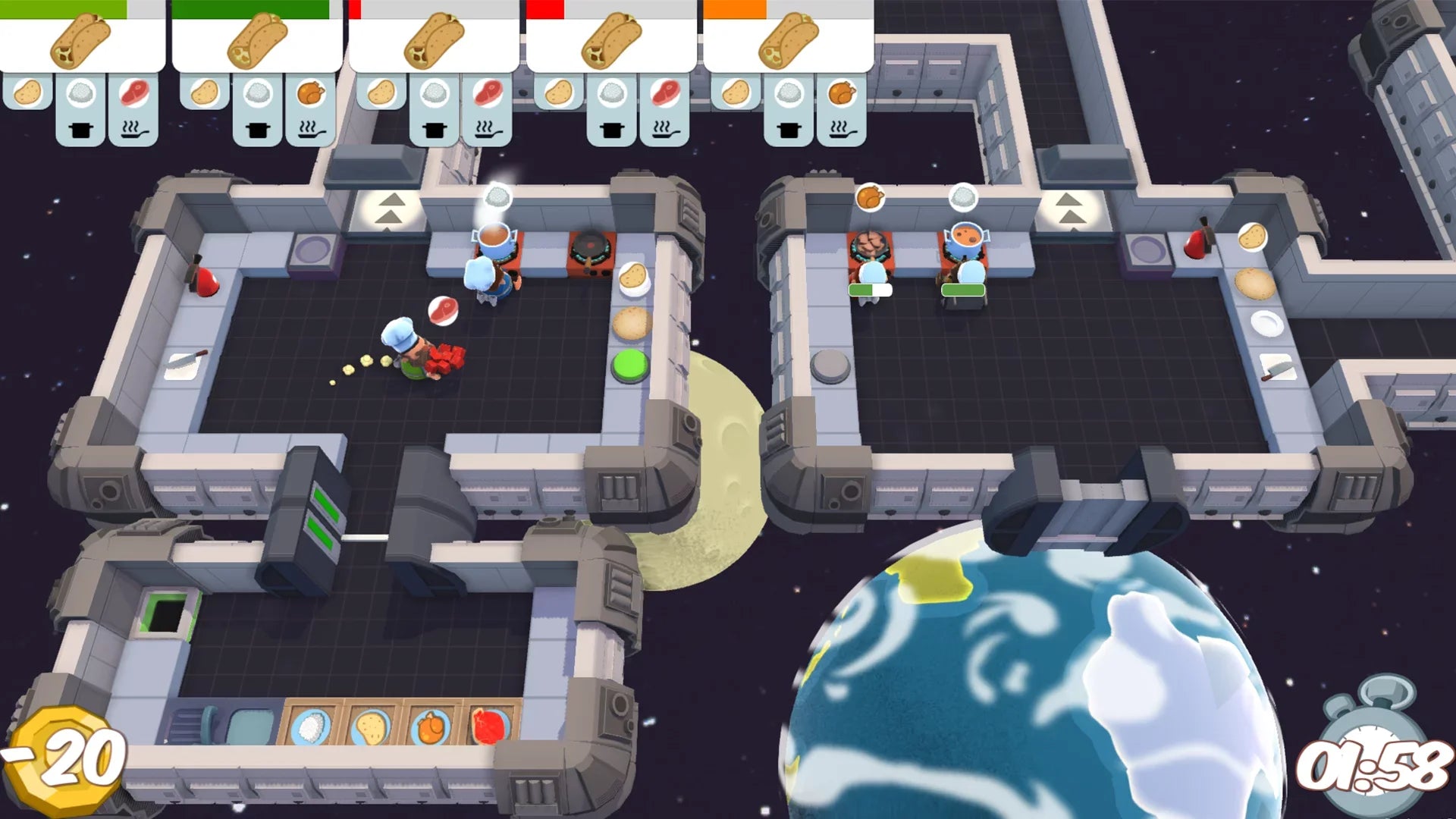 Overcooked! Overcooked! 2 +