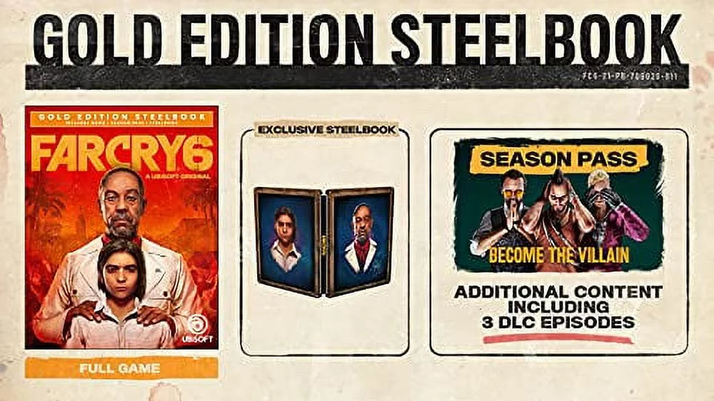 Gold Cry Edition Steelbook Far 5 6 PlayStation