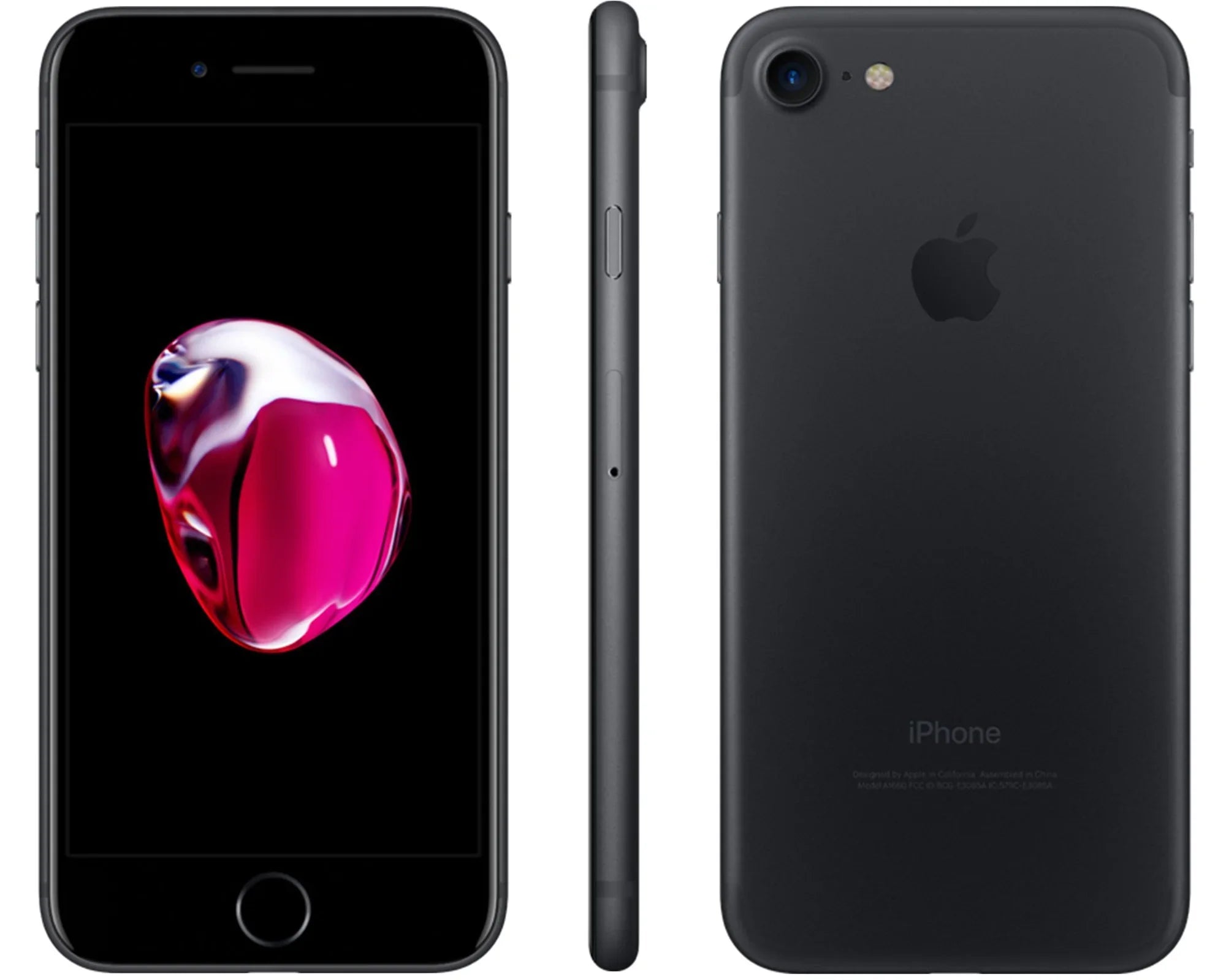 Unlocked (Refurbished) 32GB, Apple Black iPhone 7 Restored -