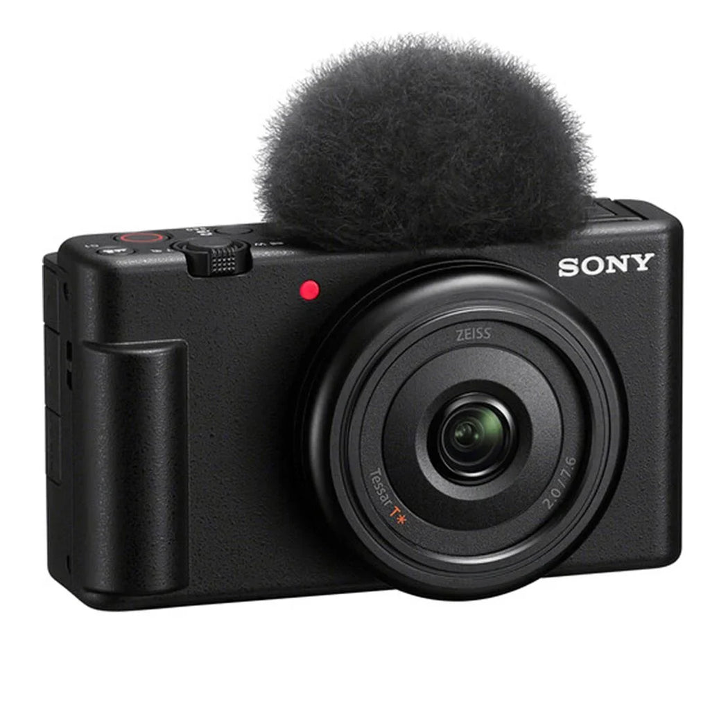 Memory -1F (Black) Tripod 64GB Vlogging Camera SanDisk ZeeTech Sony + Accessory + with Card Bundle