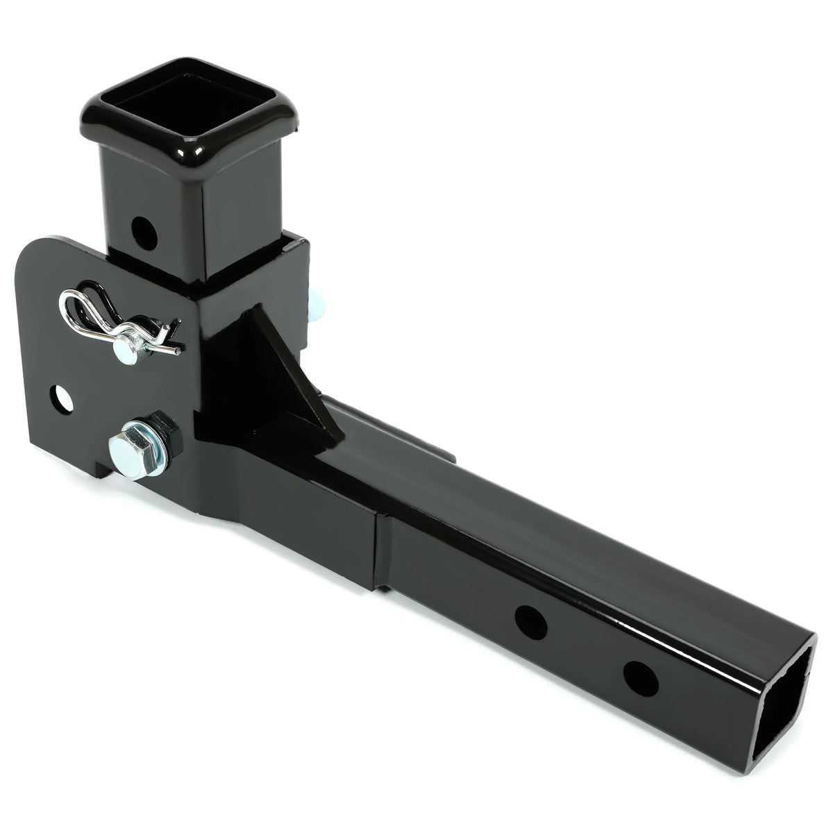 to Mount Receiver Black Up Pounds Trailer Folding Tongue 500 Kojem Cargo Carrier Hitch Weight Wheelchair Steel 2”