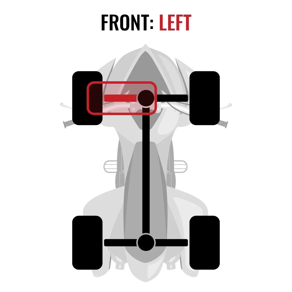Can-Am - Maverick Sixity 1000 compatible with Left 4X4 Front 2015 Axle
