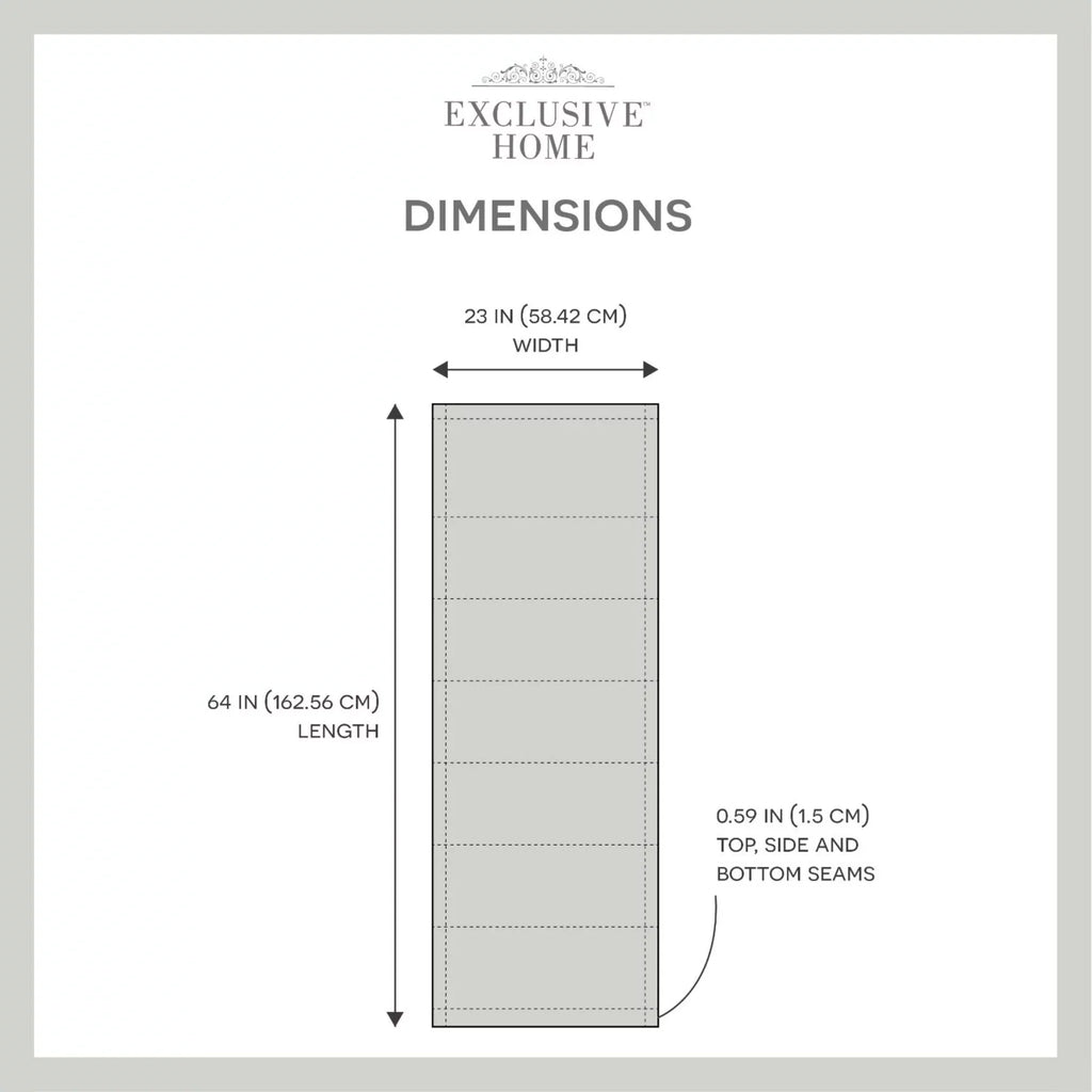 Shade, Total Blackout Exclusive Blue 23"x64", Roman Slate Home Esme