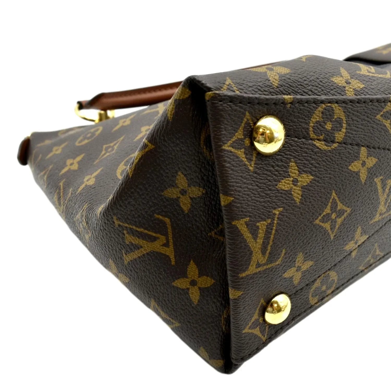 Monogram Hobo V Black Pre-owned Bag Leather