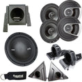 Front Enclosure MM652 Speakers Polaris with with & MM1042SVC Slingshot Polk Speaker Pods Sub & Sub Rear For Works -