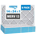 of Filter, the 13, Pleated Made Air Aerostar 14x24x1 Box in 14x24x1, 6,