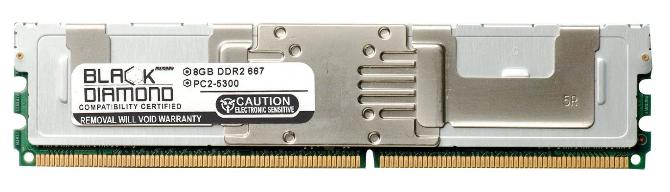 Dell Black Module 240pin 8GB Memory PC2-5300 Upgrade for 667MHz Memory DDR2 R900 Diamond PowerEdge