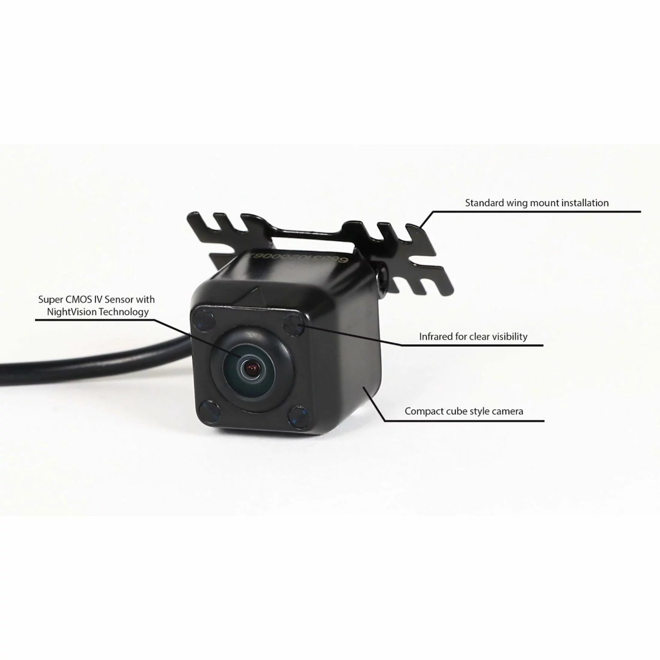Camera Black Infrared New and MINy Backup cm-LED4 Forward - Rydeen Facing