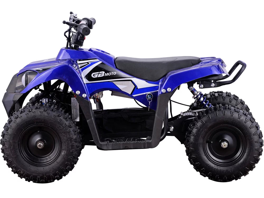 Monster MotoTec Battery 500W Powered Kids Four 36V Wheeler Blue