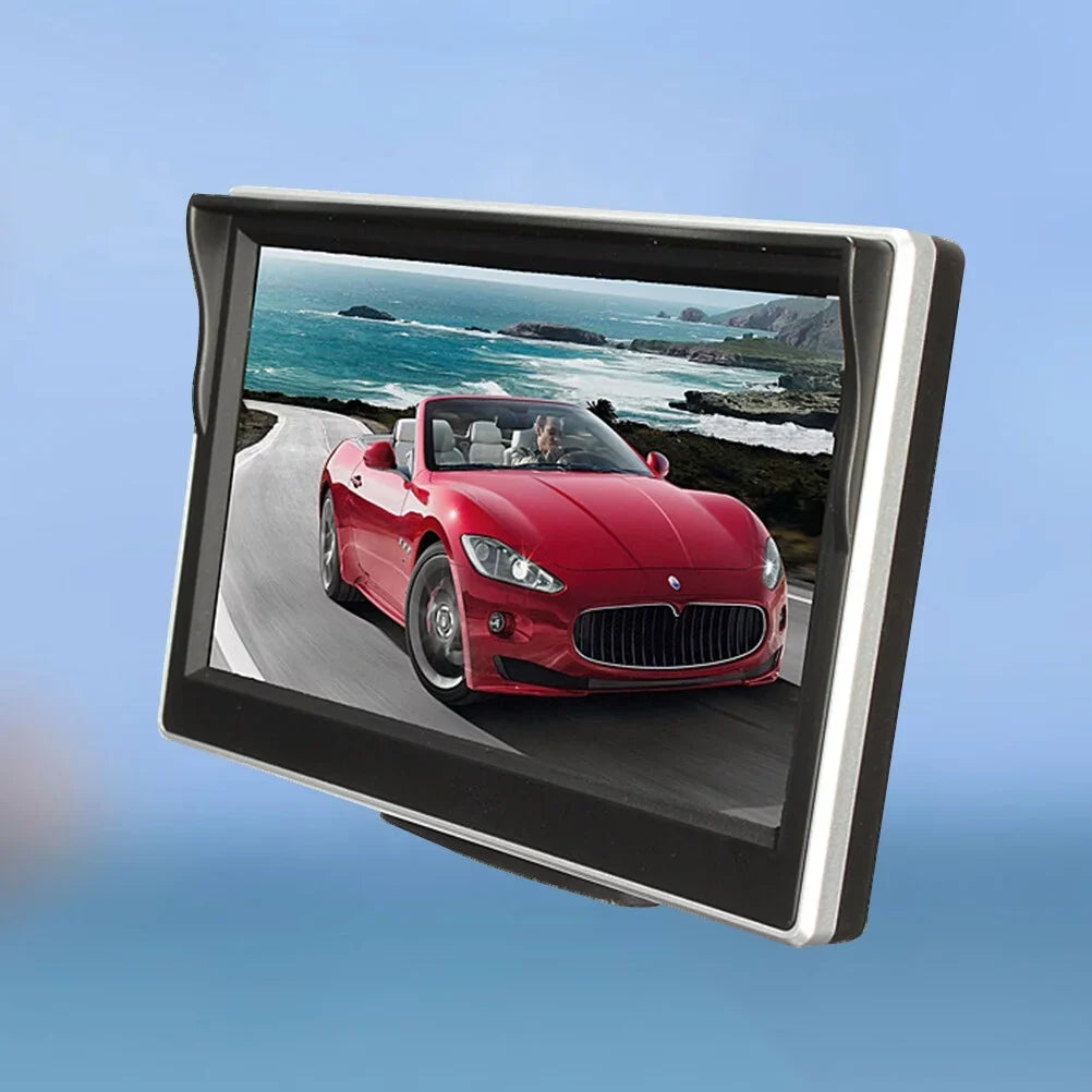 5 Backup (Black) LCD TFT Camera inch Monitor Mirror Reverse for Color Kit View Car Rear DVD Car