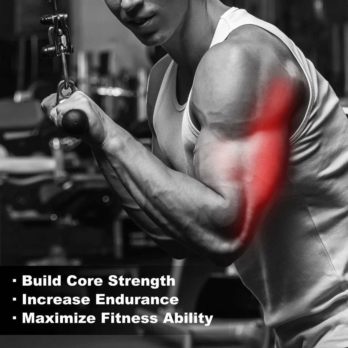 Gym Tricep for Silver Down Cable Machine Accessories, Attachment Press