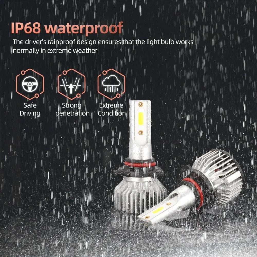 6pcs Light + 6000K 2013-2015, Bulbs Beam Low For Bulbs Mazda High H11 9005 -9 H11 Hedlight Fog