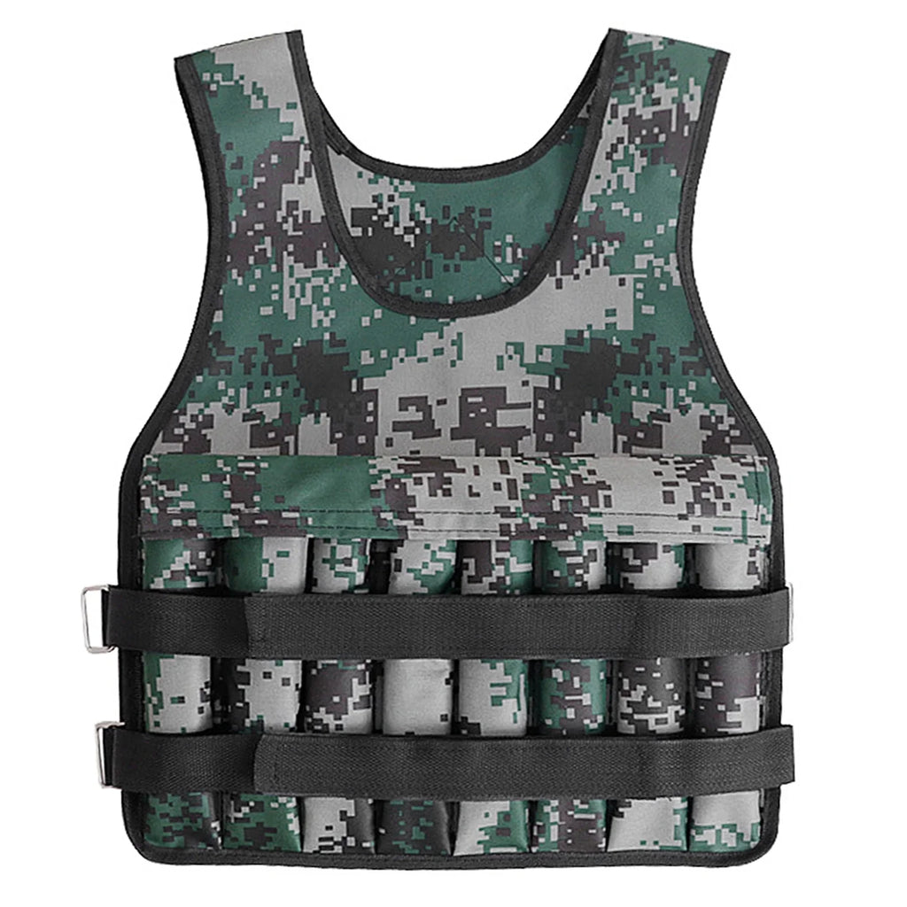 Fit, Premium Vest, Workout for Muscle Building, Perfect Tomshoo Weighted Camouflage Oxford Adjustable fabric,