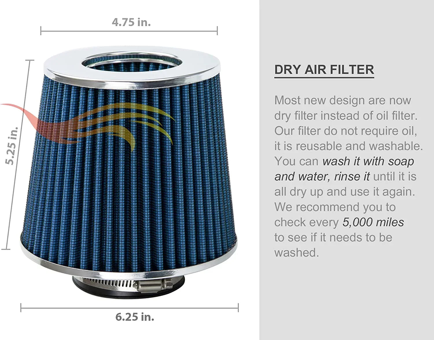 Short Kit + Intake 3-Series Fits Combo â€¦ For Air Filter E46 Racing Ram Rtunes 98-05