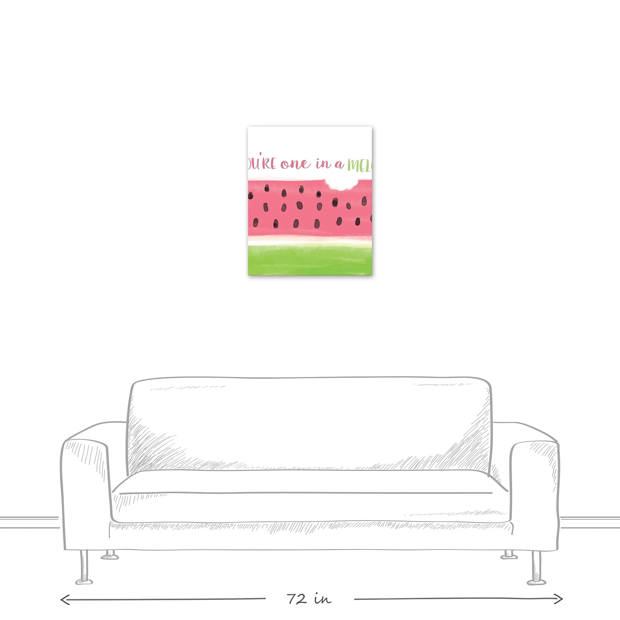 Products Wall 20x24 Canvas Art Creative Melon One A in