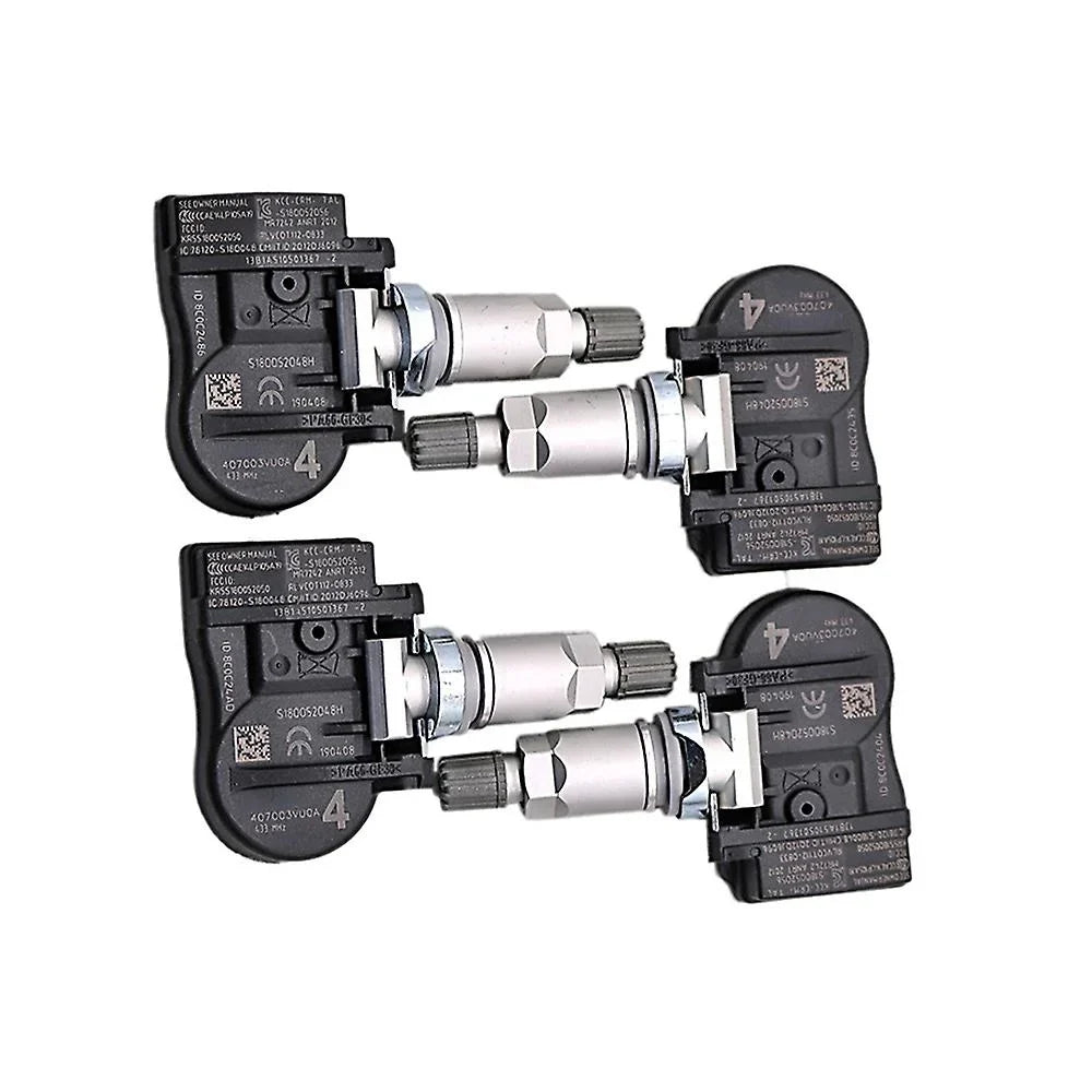 X-trail Qashqai Teana 4pcs Tpms Sensor For Rogue Tiida 433mhz Tyre Pulsar Sensors Nissan Pressure 40700-3vu0a 407003vu0a Ii