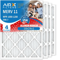 Made Conditioner Air 1200 by 4 1000, & 11 Comparable to 18x24x1 Electrostatic Pleated 18x24x1 Pack 7 Premium Air Filter . Filters Filter Furnace