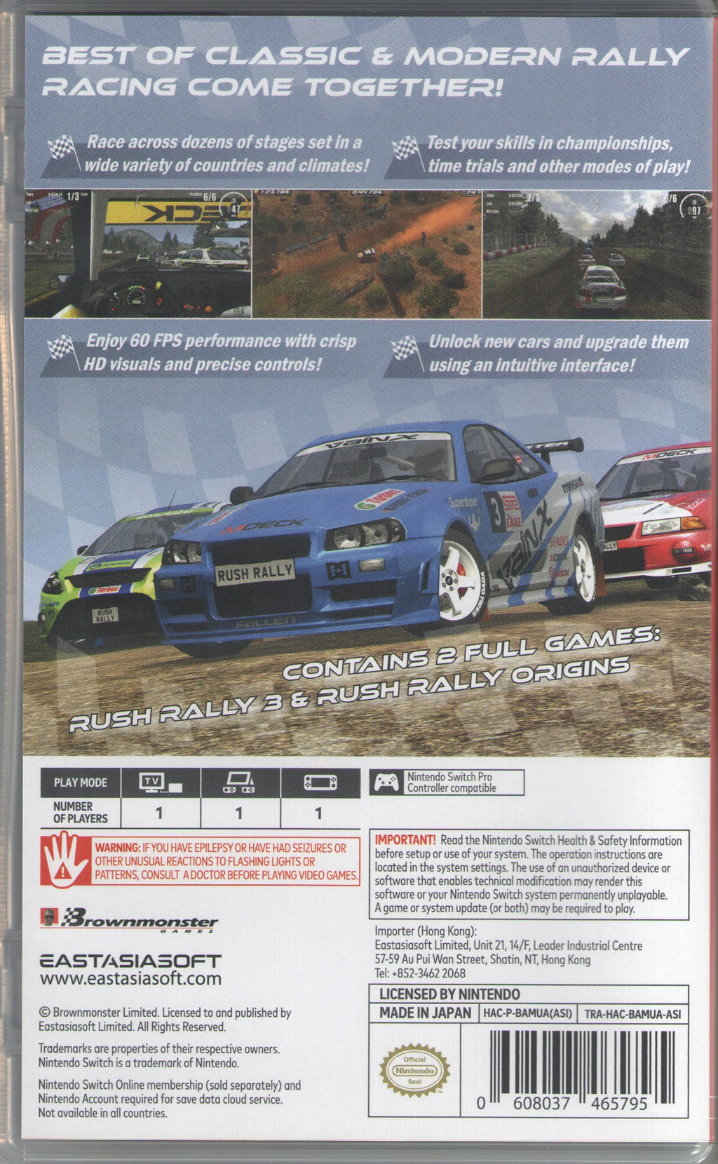 for Nintendo Switch Collection Rush Rally