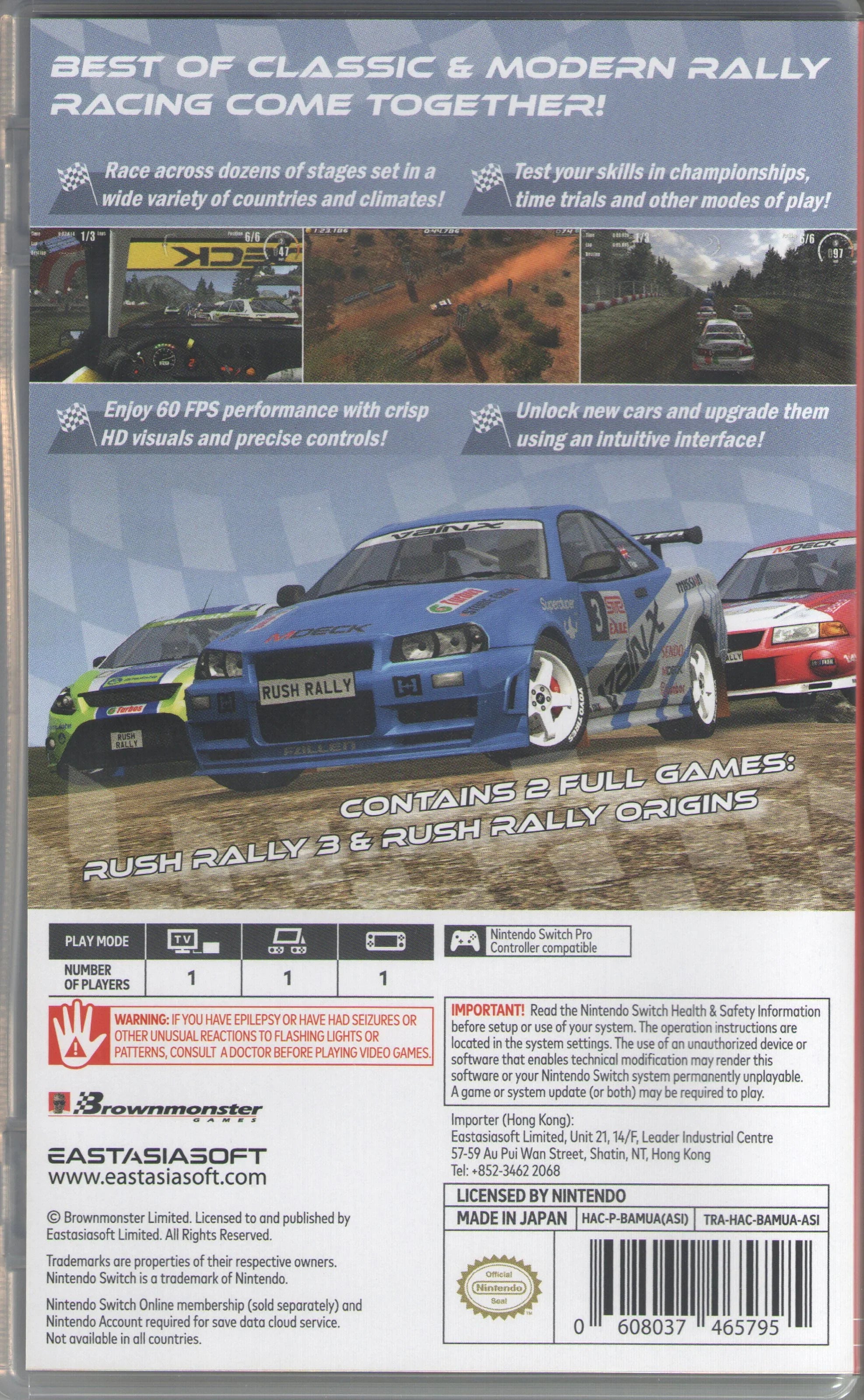for Nintendo Switch Collection Rush Rally