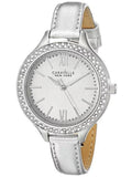 Caravelle Silver-Tone Watch Analog-Display New 43L167 Japanese-Quartz Women's York