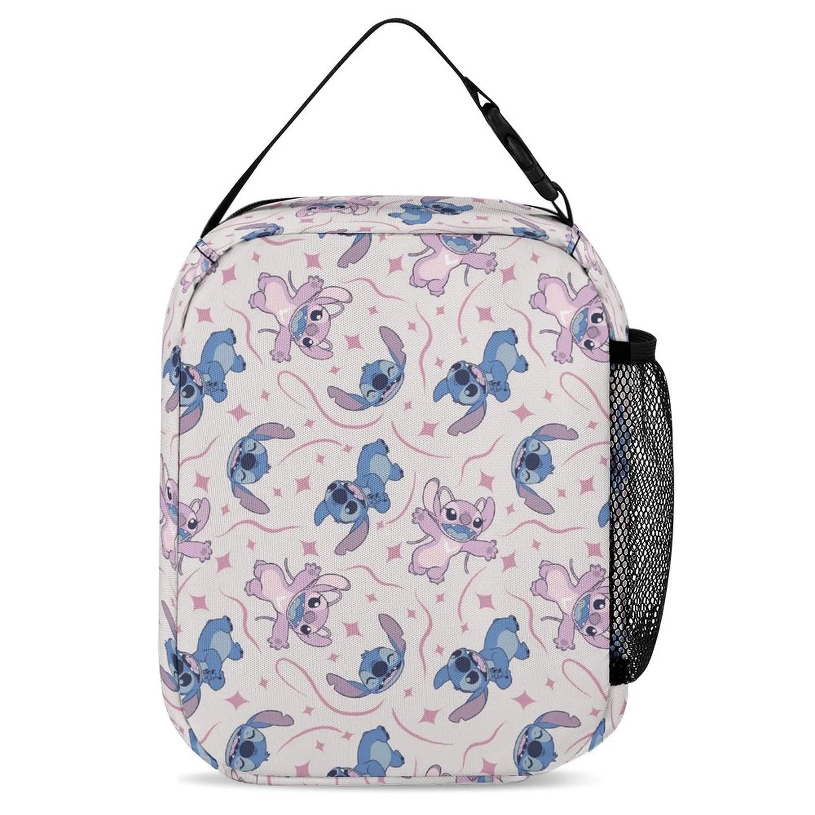 For Adult Kids Insulated Stitch School Blue Thermal Bento Lilo Cooler Girls Office Handbag Bag Tote Bag Portable Boys Lunch
