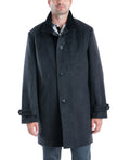 Gray, London Men's Overcoat, Fog Classic-Fit 38S Clark