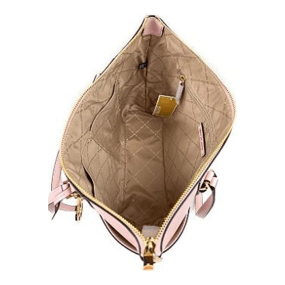 Kors Bag Handbag Female Solid), Charlotte Michael Zip Blush Signature Large (Powder Top Tote Leather