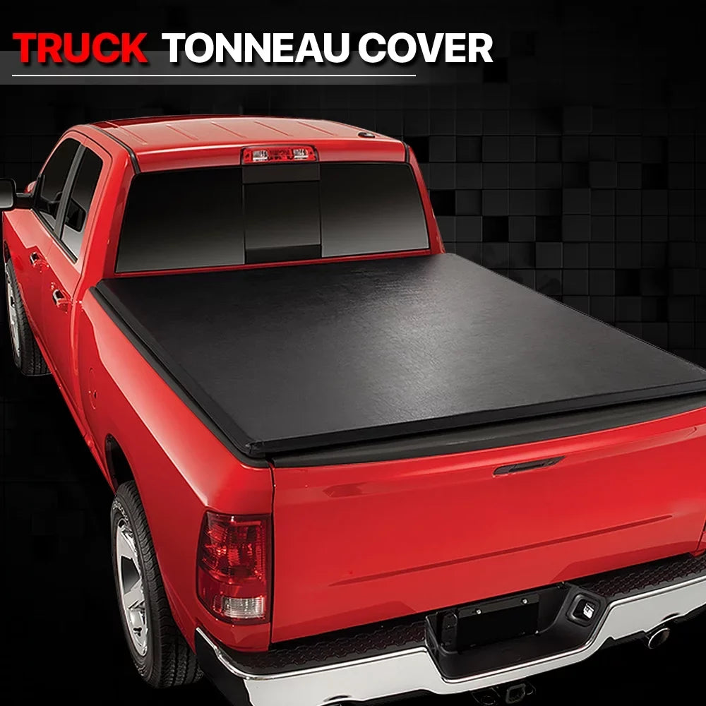 Soft Bed Top 5Ft select: FRONTIER Frontier Fits 2005-2019 Cover Tri-Fold NISSAN Truck Short Tonneau for 05-21 Fleetside