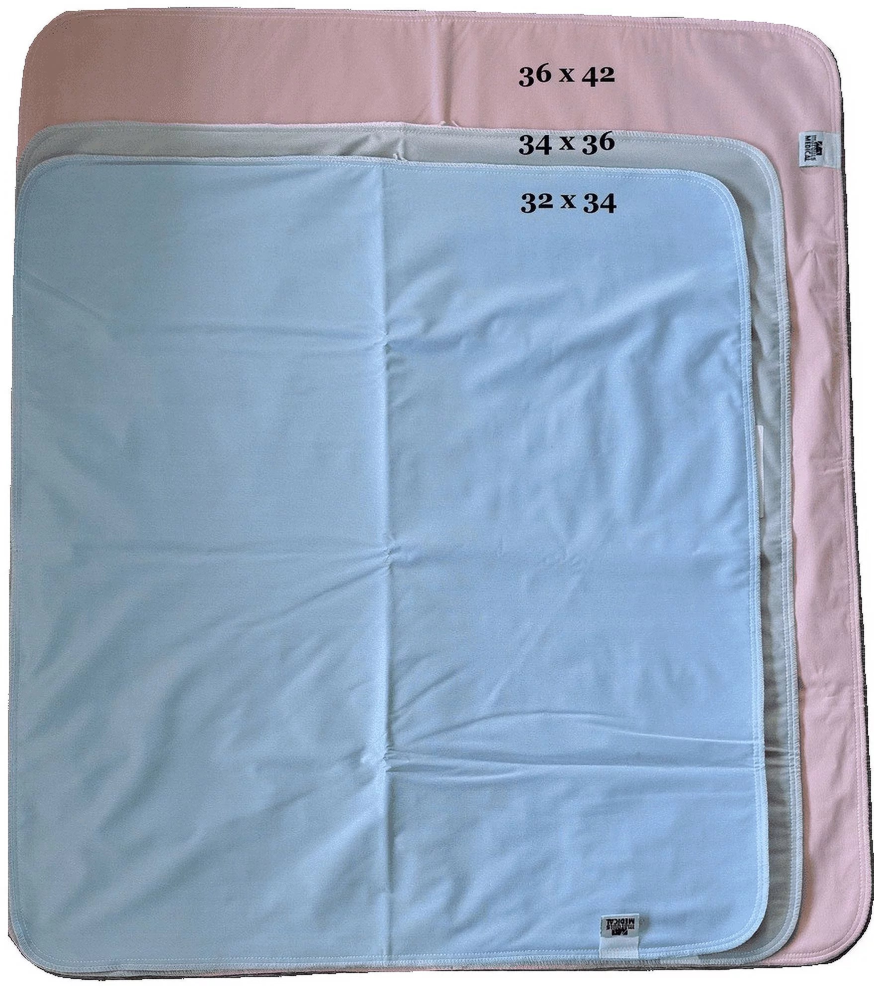 Seniors Protection 36 6 Washable Absorbent Children Pad Pink Moistureproof x Underpad Pack Urinary 42 Incontinence - for Bed