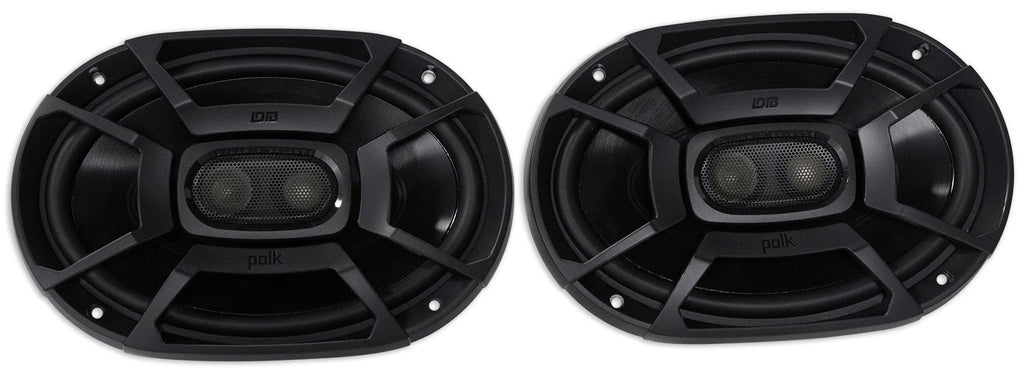 2) 450w DB692 Polk Audio 6X9" Audio Car Speakers+Cyberbuds Marine//Motorcycle