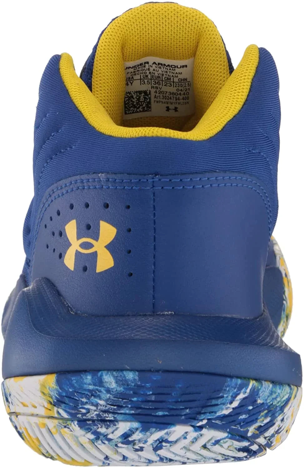 Grade Shoe Jet Basketball Unisex-Child 400/White Royal 21 Years Under 8-12 Armour 5 Big Kid School Kid Big
