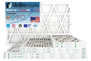 in Size: - 14x18x1 Filter Furnace x -Qty:12 Air inch) 17.5x7/8 - - Made 10 13.5 (Actual Glasfloss