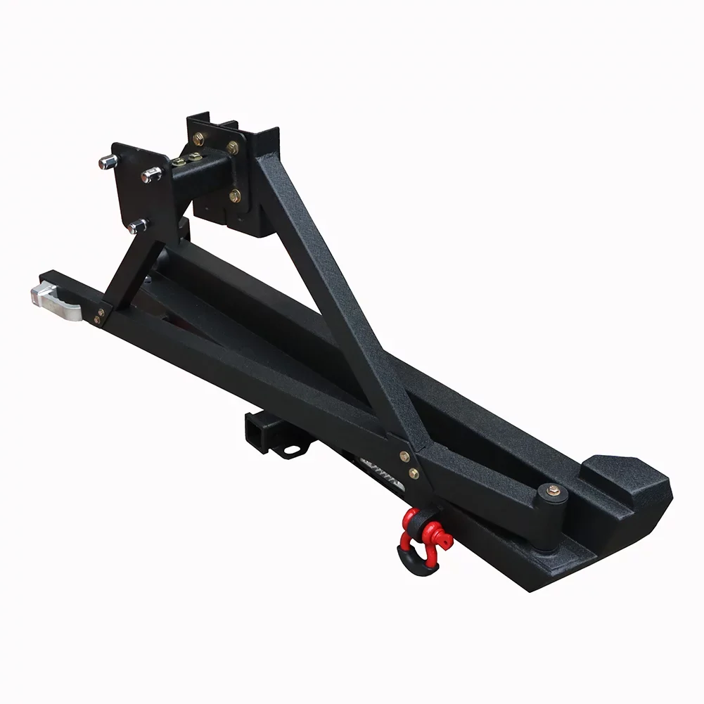 Steel Rear Ronghui Bumper Cherokee Tire & Lights Carrier 1984-2001 Jeep For W/Spare