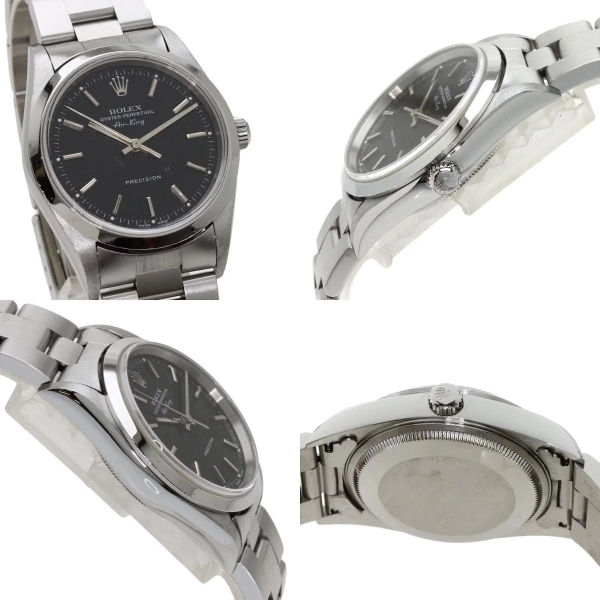 Steel Watch Rolex Men's 14000M Pre-Owned King (Good) Air Stainless