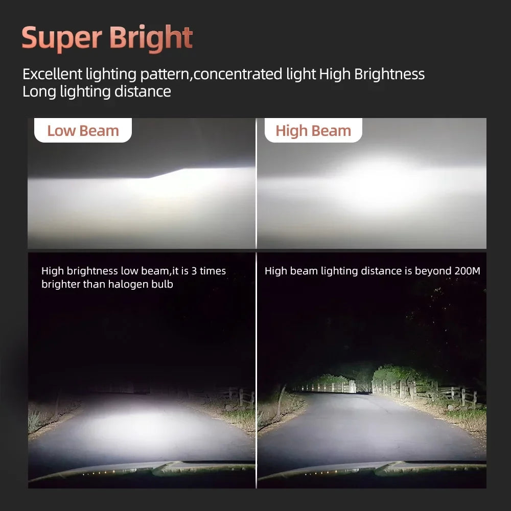 6pcs Light + 6000K 2013-2015, Bulbs Beam Low For Bulbs Mazda High H11 9005 -9 H11 Hedlight Fog