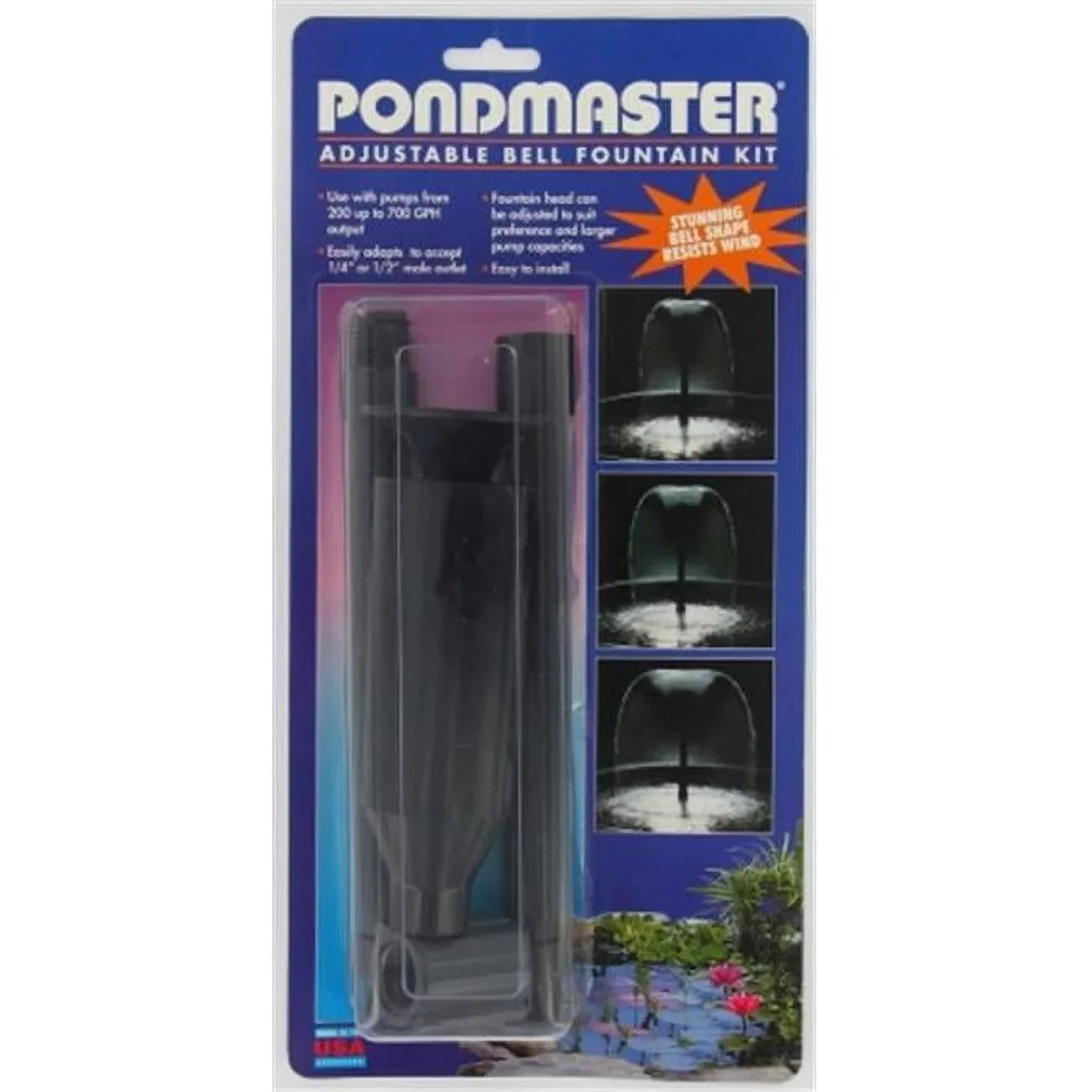 Belle Pond Stem Aqua Fountain Danner with 02088 Large