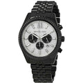 Crystal Watch Kors MK8605 Michael Chronograph Quartz Lexington Dial Paved Men's