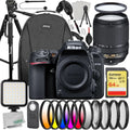 60” Lightweight Memory More Tripod Bundle - Camera 18-140mm Much Ultimaxx DSLR Includes: Lens 64GB Extreme & D7500 Bundle) with (26pc Card, Advanced Nikon
