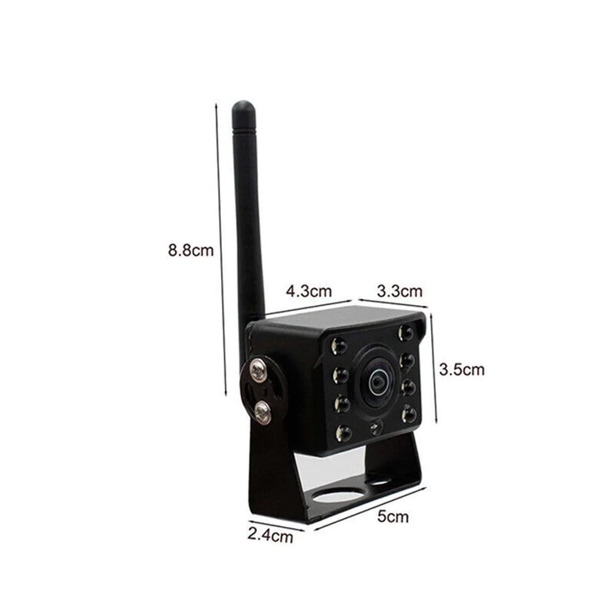 Vehicles Commercial Backup for Camera and LED with Night Automobiles Wireless Reverse Suitable Vision, WiFi