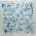 scarf muffler pattern bird silk Pre-Owned Ladies Cartier (Good) |
