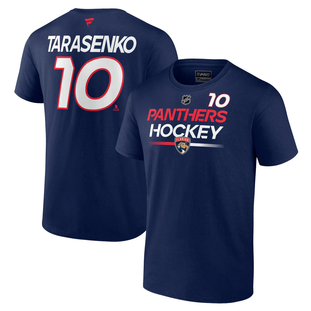 T-Shirt Navy Florida Authentic Number Vladimir Pro Panthers Prime Fanatics & Men's Name Tarasenko Branded