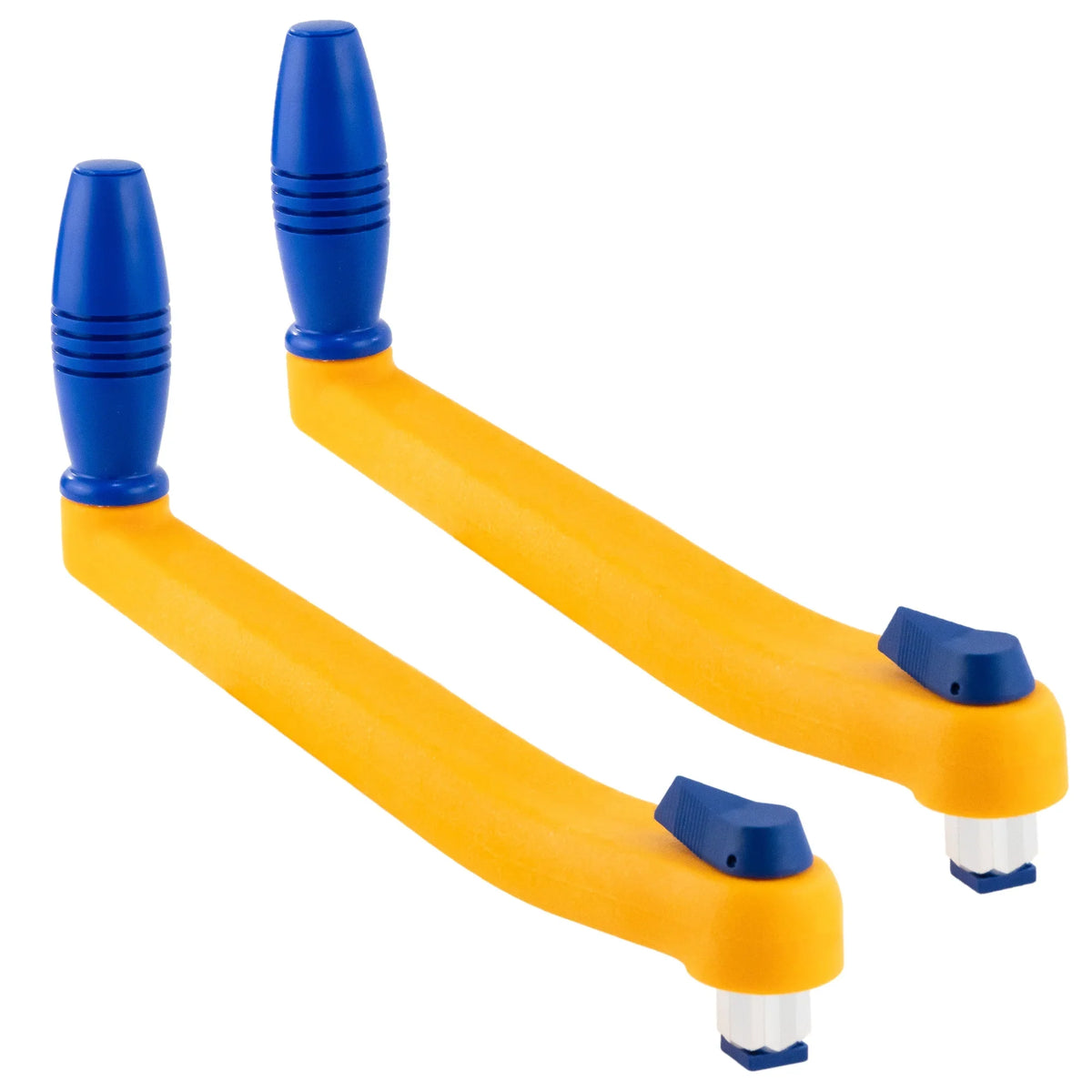 Sailboat Winch Plastic Floating 8" Handle, and Lightweight Lock�in Blue, Handle, Five - and Orange Fiberglass FO86-M2 Oceans Winch Mechanism, Strong, Reinforced Universal 2-Pack