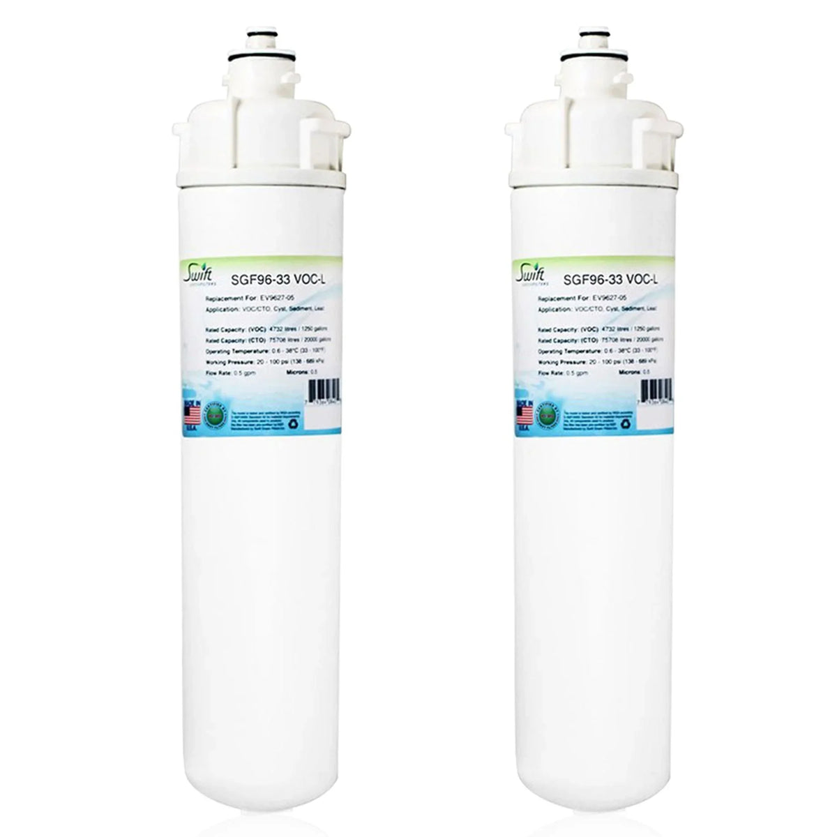 SGF-96-33 Swift USA VOC-L Filter Green of Compatible in Made Filters for Commercial (Pack liquid 2) EV9627-05,